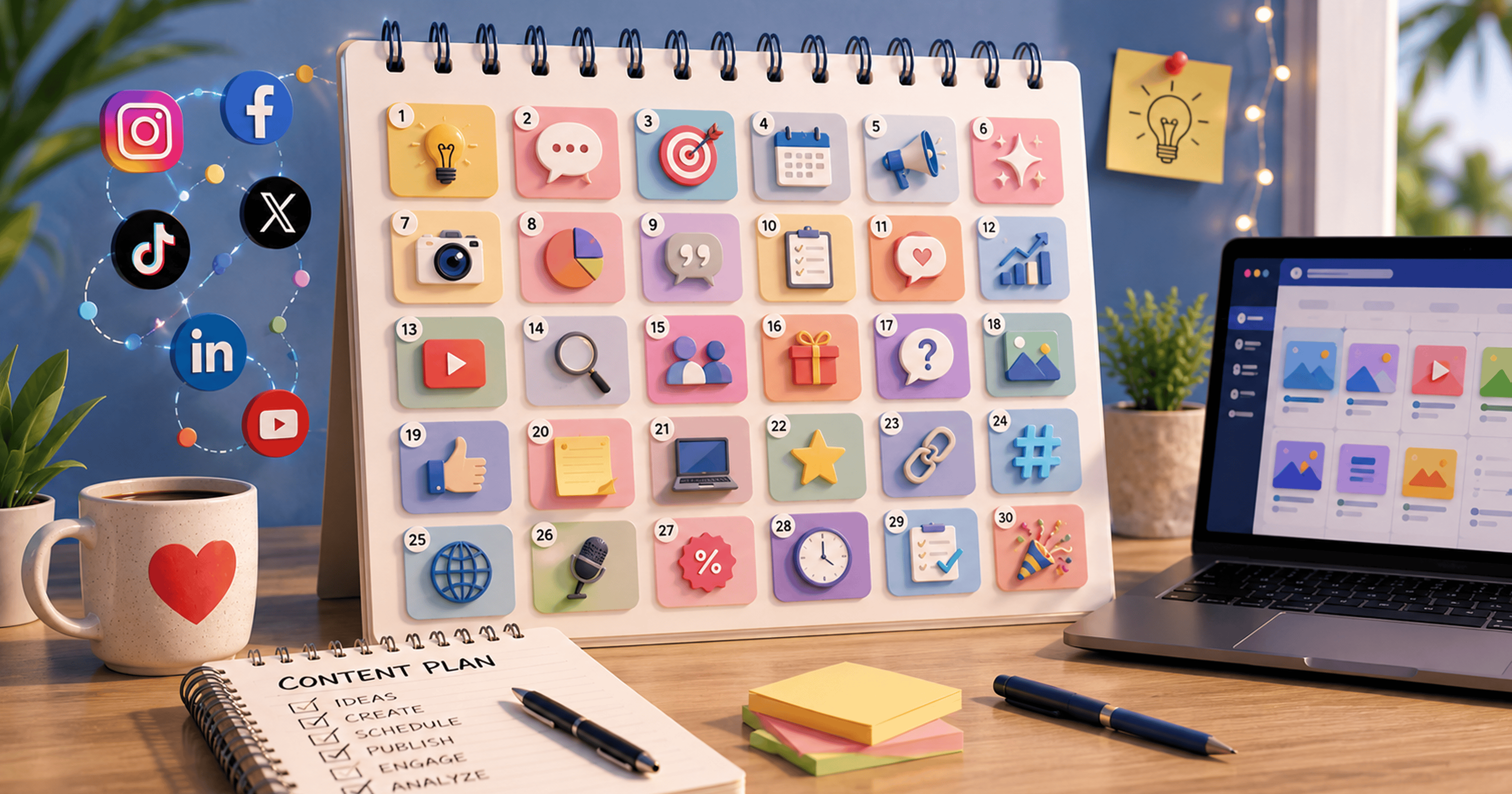 30 Social Media Content Ideas for July 2026: A Complete Content Calendar for Businesses