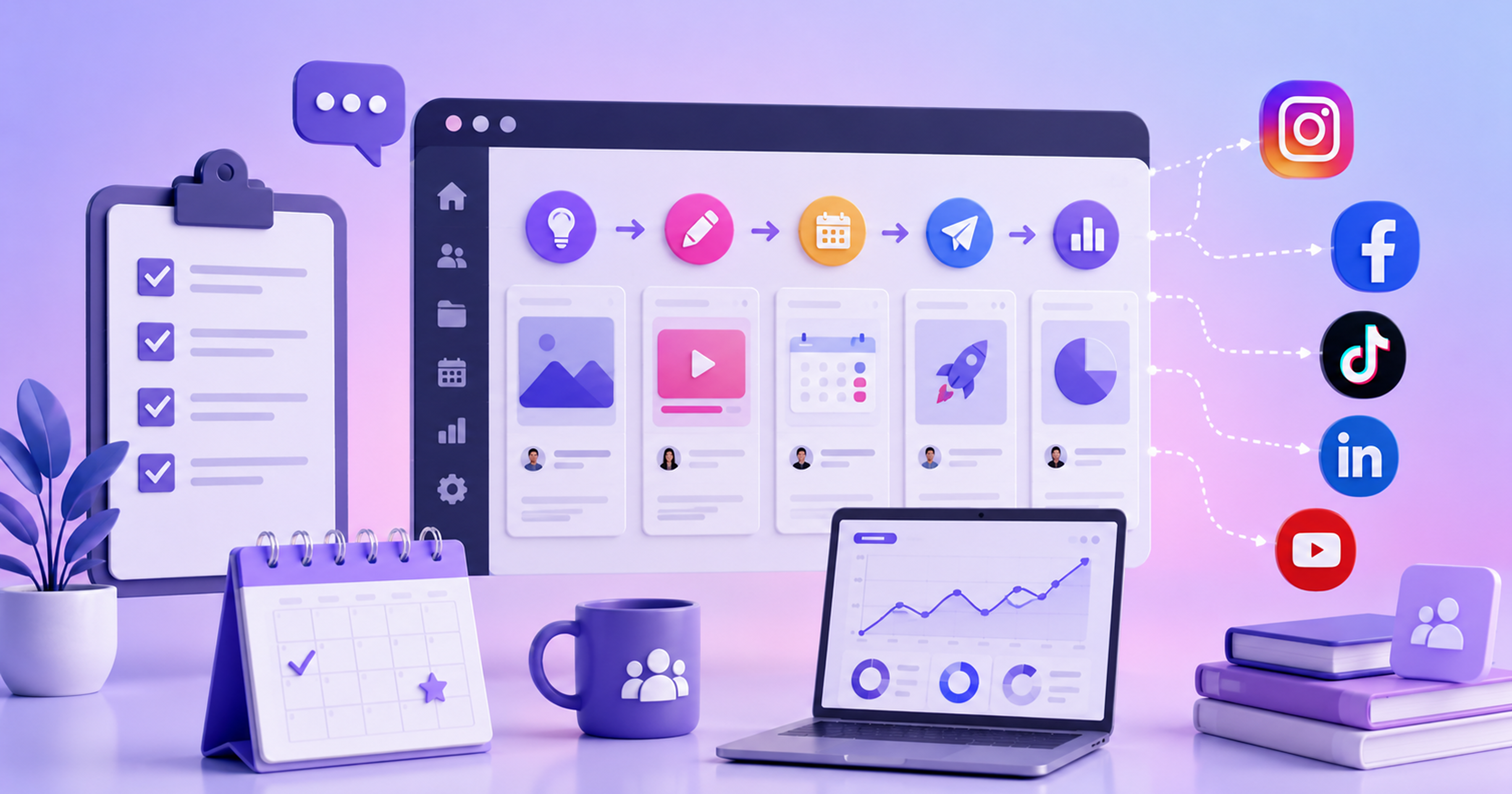 Social Media Workflow for Agencies: Build Scalable Content Operations with ZunoSync